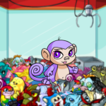 Inside a Toy Claw Machine Background