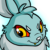 Happy female Ghost Cybunny