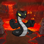 Magma Falls Background