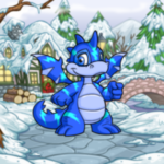 Snowy Cottage Background