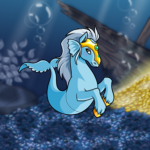 Underwater Shipwreck Background