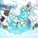Just as well, I was starting to melt. D: Ice Bori with Polarchuck Costume