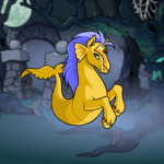 Entrance to Haunted Woods Background