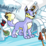 Snowy Igloo Garage Sale Background