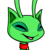 Happy male Green Aisha