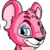 Happy female Pink Kougra