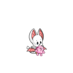 Dyeworks Pink: Baby Overstuffed Warf Plushie