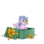 Dyeworks Green: Baby in a Present Box